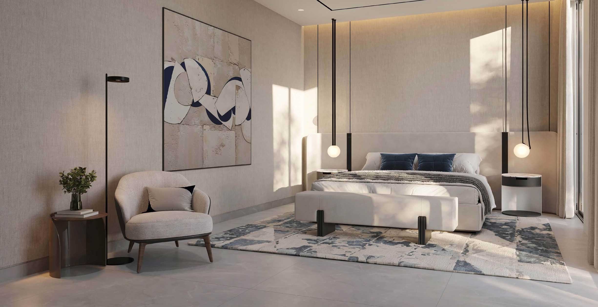 master-bedroom-townhouse-jumeirah-golf-estates-wasl